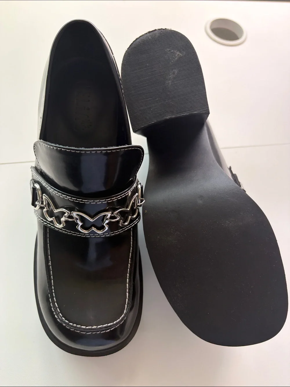 DELIA*S BY DOLLS KILL THERE SHE GOES PLATFORM LOAFERS